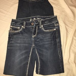 LA Idol size 3 bling jean